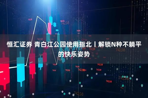 恒汇证券 青白江公园使用指北丨解锁N种不躺平的快乐姿势